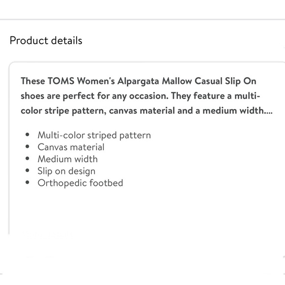 NWT Toms Alpargata Natural Liger Print Slip On Flats Women’s 7.5 Tan Black Ortho - Picture 9 of 9